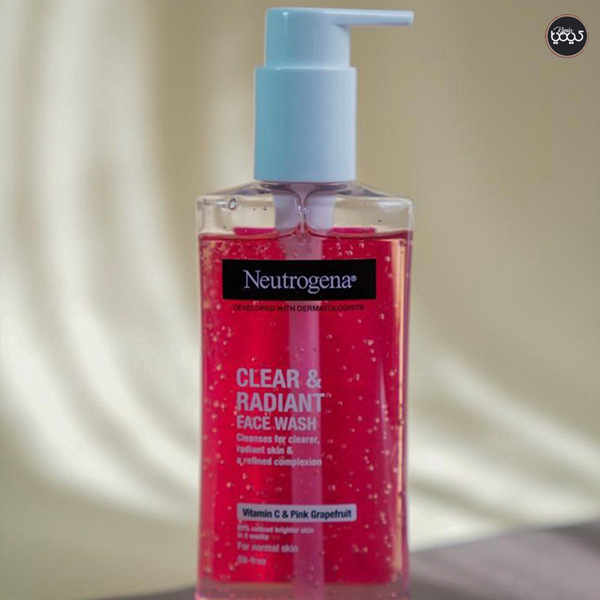 ژل شستشوی صورت نوتروژینا مدل Clear & Radiant ژل شستشوی صورت نوتروژینا مدل Clear & Radiant